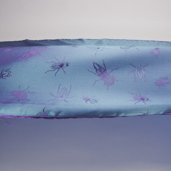 Beetles Jacquard Lining - Grape Royale and Moonlight Blue Bi-Color - Image 5 of 6