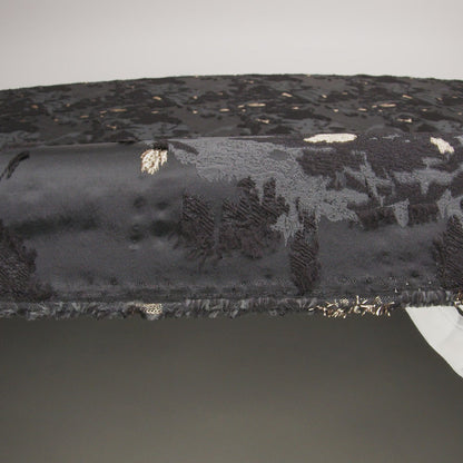 Sedona Sage, Moonless Night and Metallic Golden Egg Abstract Luxury Brocade