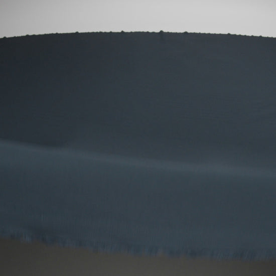 Navy Sleek Polyester Twill