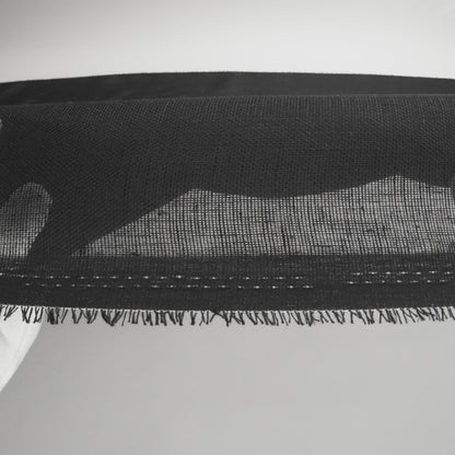 Linen Scrim 58" - Black - Corinth Collection