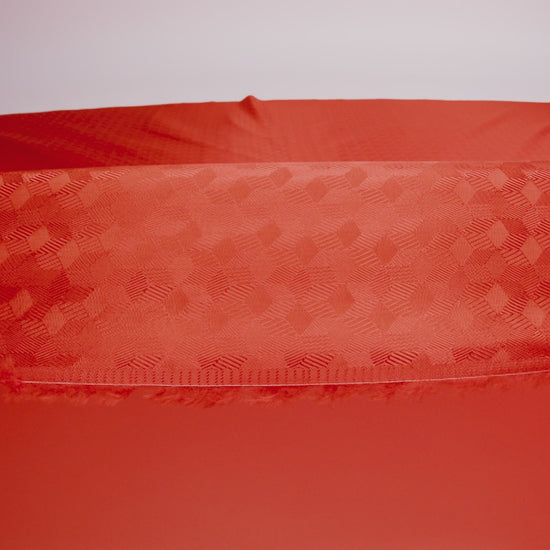 Tangerine Geometric Jacquard Lining
