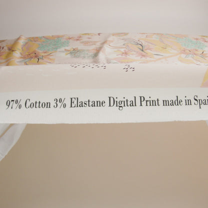 Mood Exclusive Aromatic Reverie Peach Stretch Cotton Sateen
