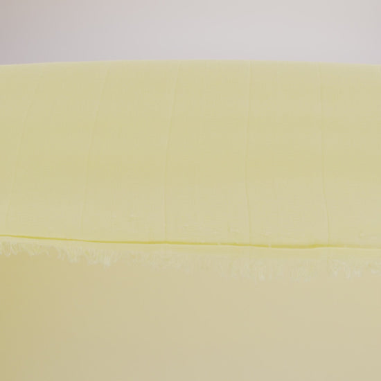 Accordion Pleated Chiffon - Mellow Yellow - Etereo Collection