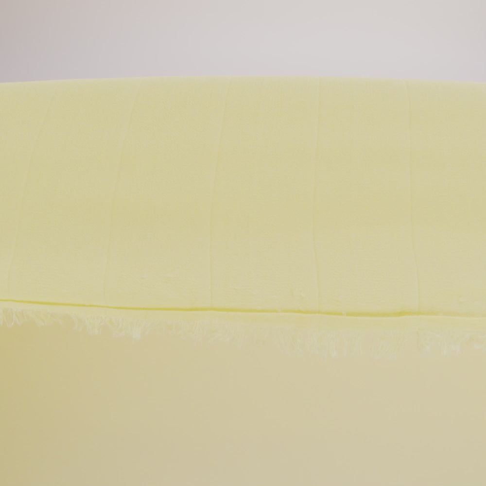 Accordion Pleated Chiffon - Mellow Yellow - Etereo Collection