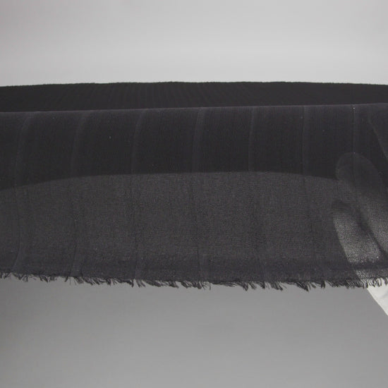 Accordion Pleated Chiffon - Black - Etereo Collection - Image 5 of 5