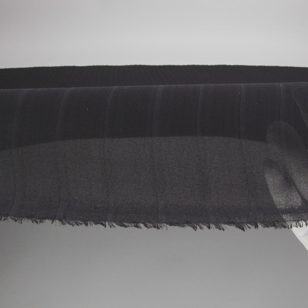 Accordion Pleated Chiffon - Black - Etereo Collection - Image 5 of 5