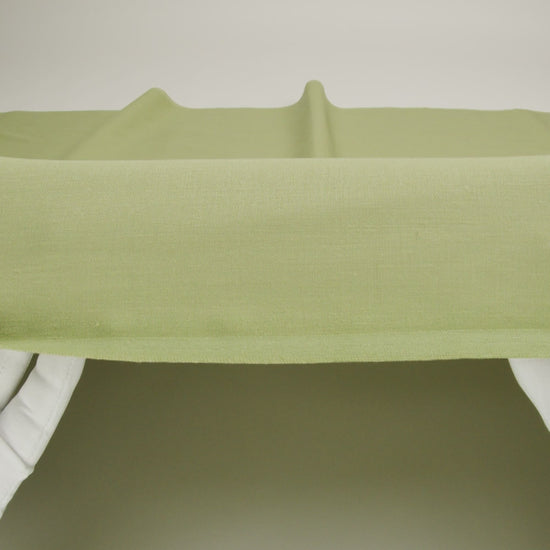 Stretch Linen Woven - Green Apple - Asturias Collection