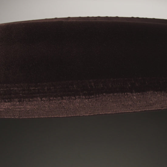 Stretch Velour - Chocolate - Persica Collection