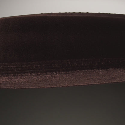 Stretch Velour - Chocolate - Persica Collection