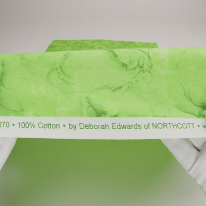 Printed Quilting Cotton by Northcott - Green Apple Abstract - Mirage Collection