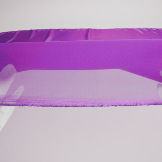 Chiffon-Like Silk Voile - Magenta and Navy Iridescent - Adelaide Collection - Image 6 of 7