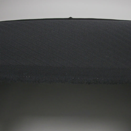 Helmut Lang Black Stretch Twill Wool Ottoman