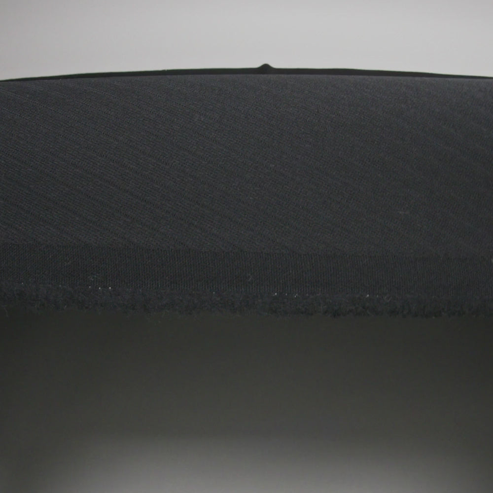 Helmut Lang Black Stretch Twill Wool Ottoman