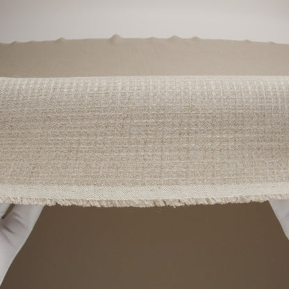 Natural Waffle Woven Linen Dobby