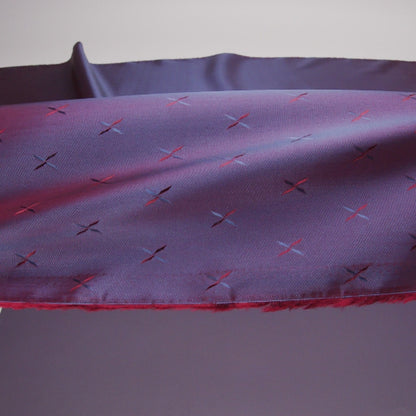 Xs Jacquard Lining - Red and Navy Bi-Color
