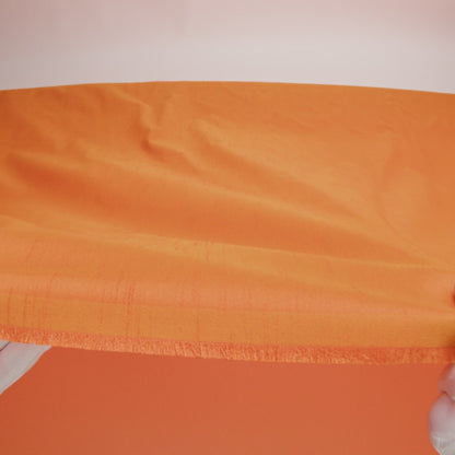 Polyester Shantung - Mandarin Orange - Eirian Collection