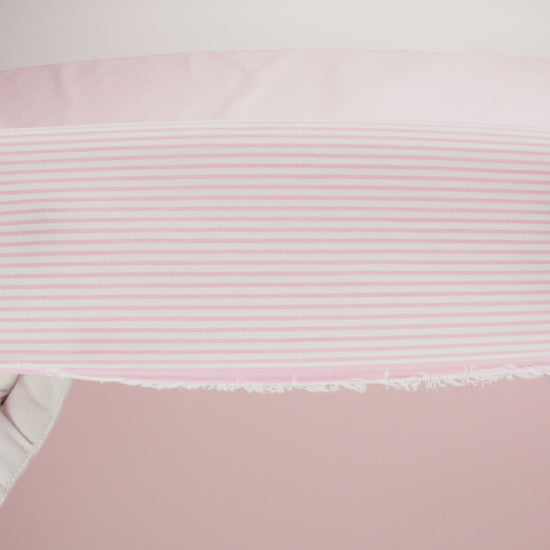 Organic Cotton Seersucker - Pink Stripes - Brasilia Collection