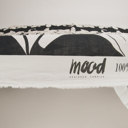 Cotton Voile - Black Floral - Central Park Spring Print - Mood Exclusive Metro Collection