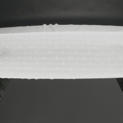 Famous Australian Designer Cloud Dancer Cotton Swiss Dot