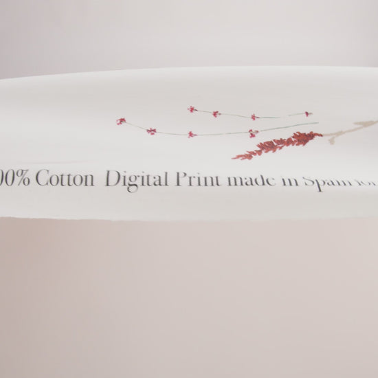 Cotton Poplin Panel - White Floral Band - Promenade au Pavot Print - Mood Exclusive Jacques Collection