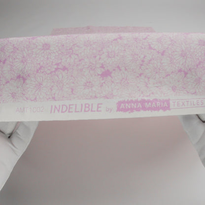 Printed Quilting Cotton by Anna Maria Textiles for Northcott - Pucker Up Mums Floral - Indelible Soft Collection
