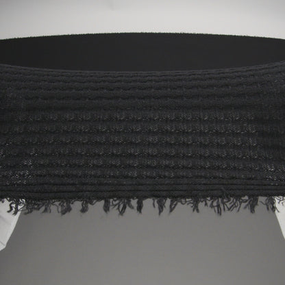 Waffle Sweater Knit - Black - Percy Collection