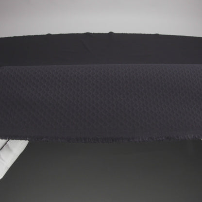 Bullseye Organic Cotton Pique - Black - Maiori Collection