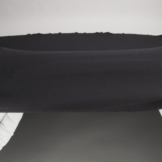 Lightweight Stretch Ponte Knit - Black - Hesperia Collection