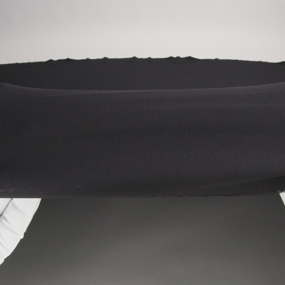 Lightweight Stretch Ponte Knit - Black - Hesperia Collection