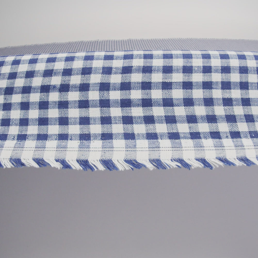 Linen Gingham - Twilight Blue and White - Torres Collection - Image 5 of 6