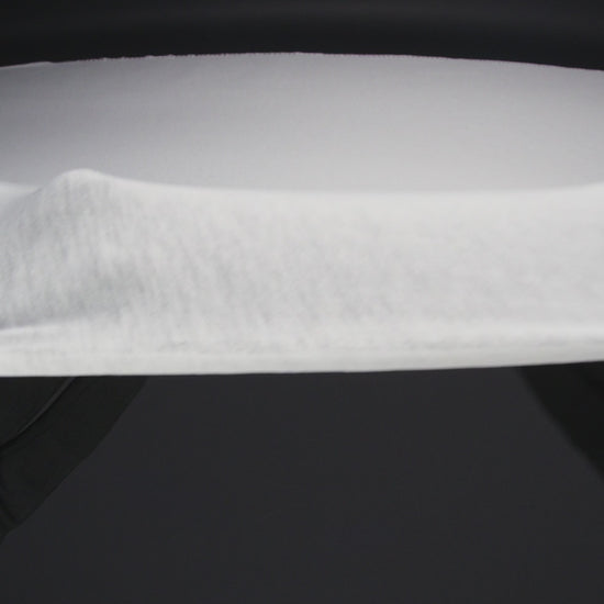 Heathered White Tissue Weight Cotton Jersey