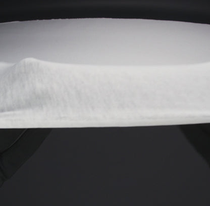 Heathered White Tissue Weight Cotton Jersey