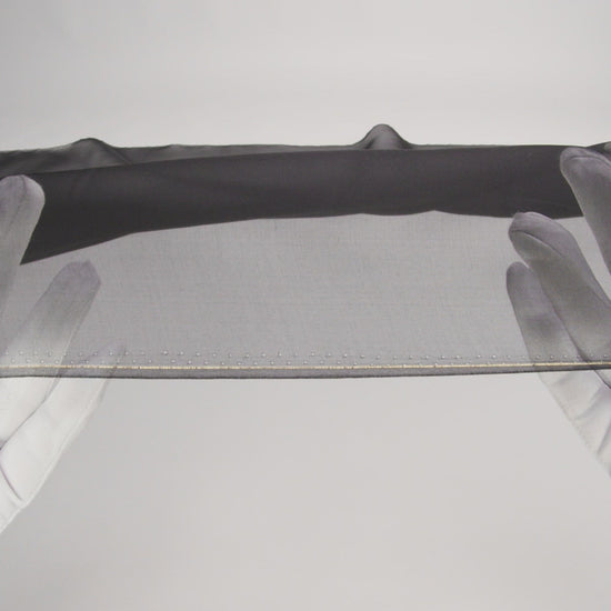 Silk Organza 44" - Black - Premium Collection
