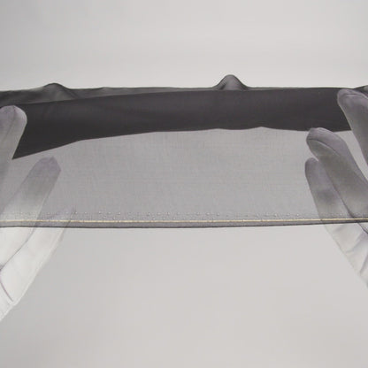 Silk Organza 44" - Black - Premium Collection