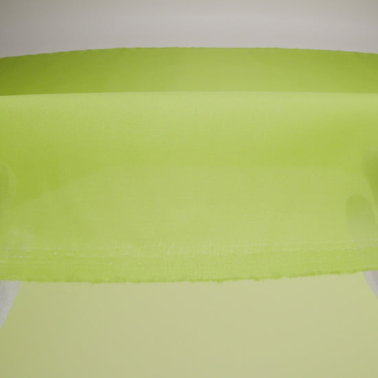 Satin-Faced Polyester Organza - Peridot Green - Ardea Collection by Mood