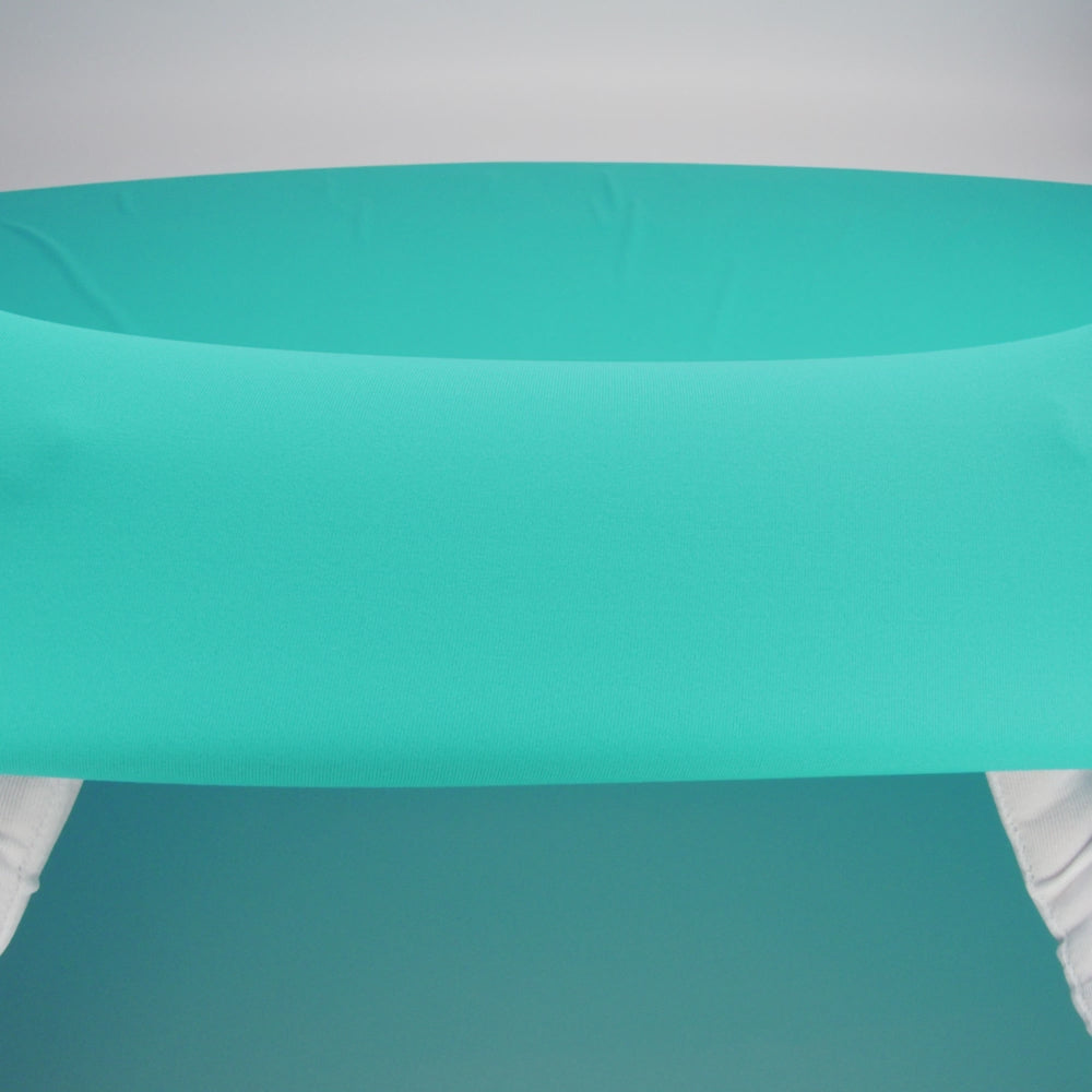 Swimwear Tricot, UV Protective - Aqua Green - Santorini Light Collection - Image 6 of 7
