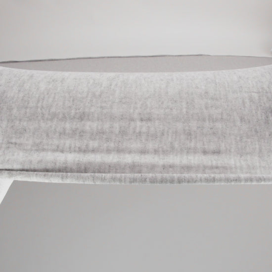 Tencel Jersey Knit - Heather Gray - Designer Deadstock - Image 6 of 6