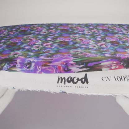 Mood Exclusive Small Chrysanthemum Stream Supple Viscose Woven