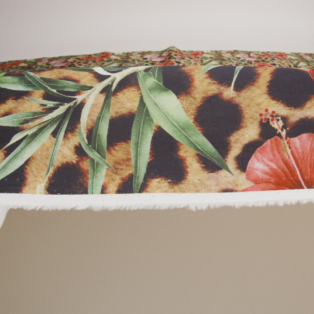 Mercerized Organic Egyptian Cotton Shirting - Floral and Fauna - Ravello Collection - Image 5 of 5
