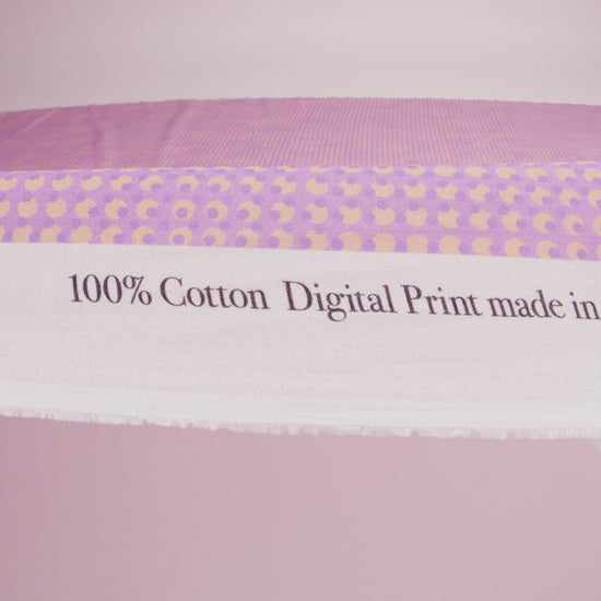 Mood Exclusive Purple Molecular Madness Cotton Crepe