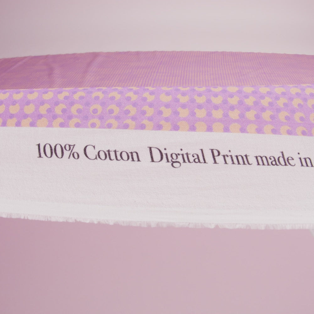 Mood Exclusive Purple Molecular Madness Cotton Crepe
