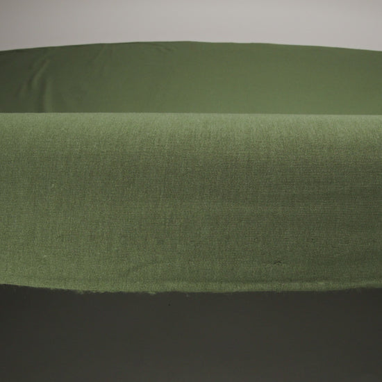 Bamboo and Cotton Stretch Knit Fleece - Moss Green - Jessamyn Collection