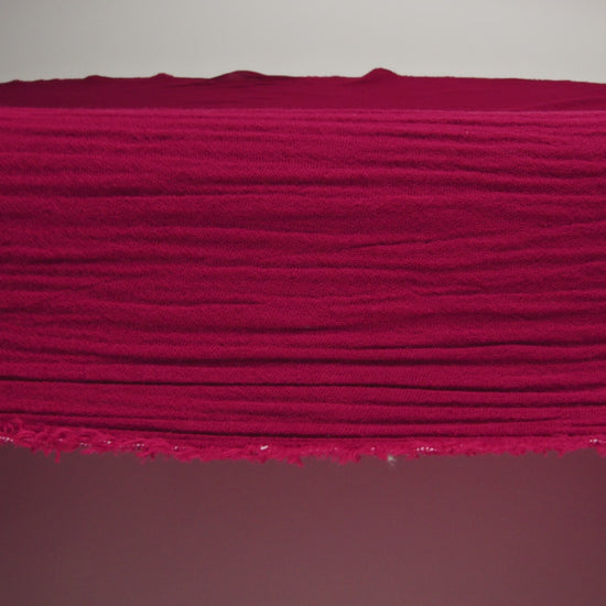 Double Cotton Gauze - Cranberry - Talamanca Collection