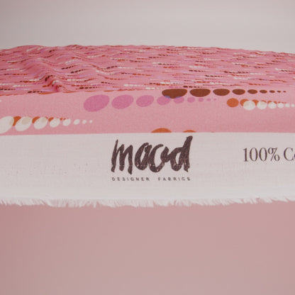 Mood Exclusive Pink Rain on Me Cotton Crepe