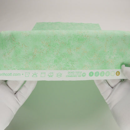 Metallic Printed Quilting Cotton by Northcott - Peacock Speckle - Shimmer Collection