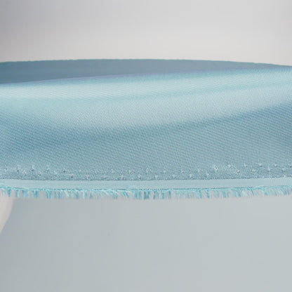Satin-Faced Twill Organza - Luminous Aqua - Anise Collection