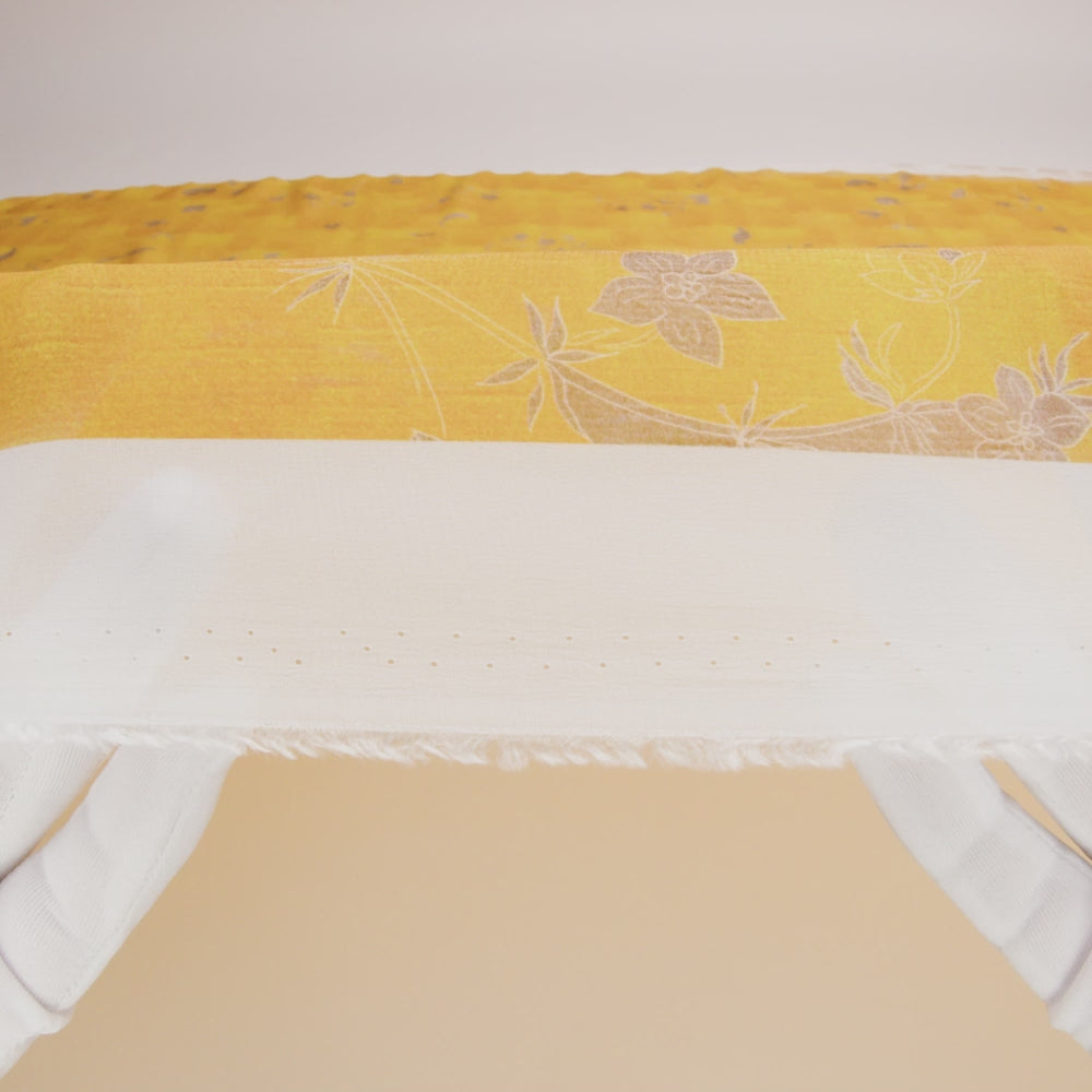 Mood Exclusive Goldenrod Quietly Cascades Viscose Chiffon