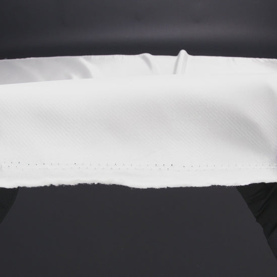 Luminous Polyester Mikado - White - Verena Collection - Image 6 of 7