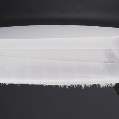 Accordion Pleated Chiffon - White - Etereo Collection