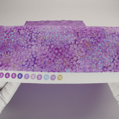 Metallic Printed Quilting Cotton by Northcott - Pansy Pebbles - Shimmer Collection